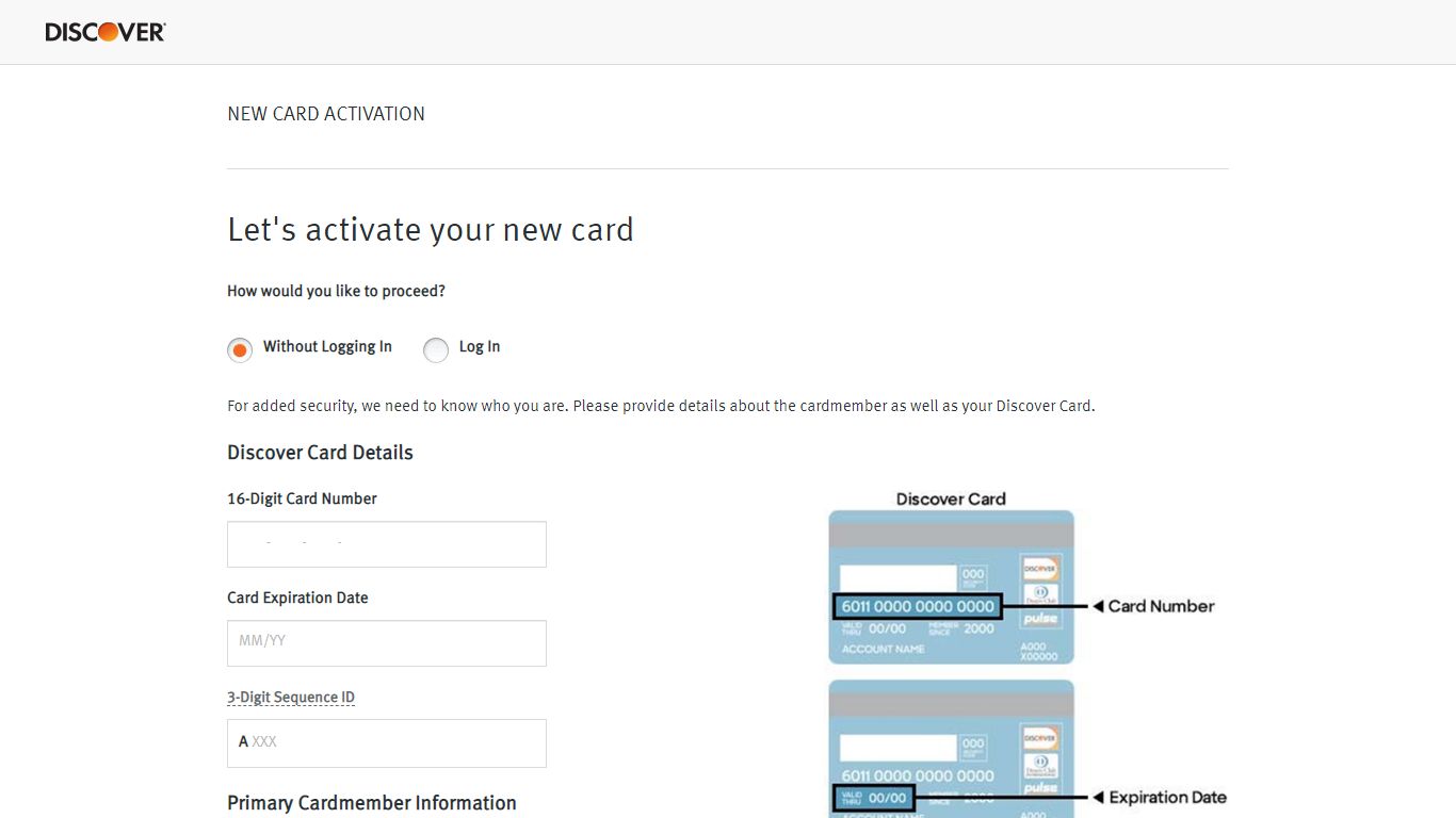 Activate Your New Discover Card | Discover